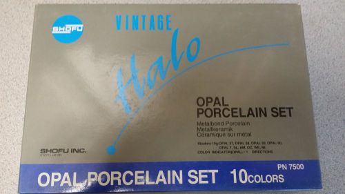 Vintage Halo (Blue Box) Opal Porcelain Set - Metal Bond Porcelain 13 Colors PN75