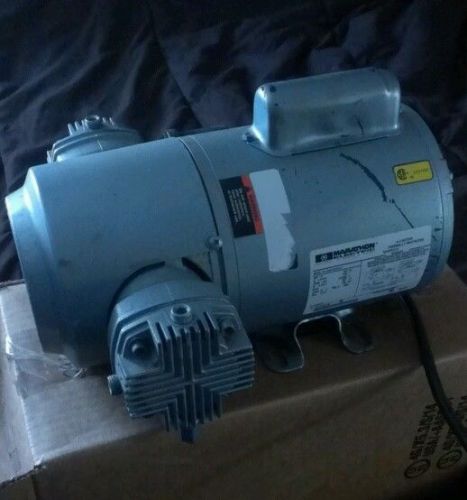 Gast vacuum pump twin piston 4lcb-10-m450x with g.e. ac motor 1/2 hp for sale