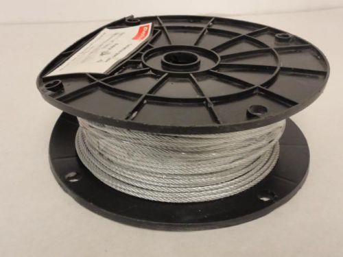 91888 Old-Stock, Dayton 1DLA2 Cable, 1/8 IN, 340 Lb Capacity, Partial Roll