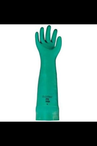 Ansell Sol-Vex 37-185 Nitrile Chemical Resistant Gloves Size 7 Lot of 12 - NEW