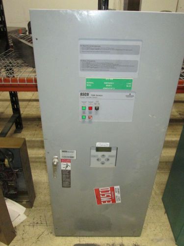 Asco 7000 series automatic transfer switch j07ats030260n50c 260a 480v 3w used for sale