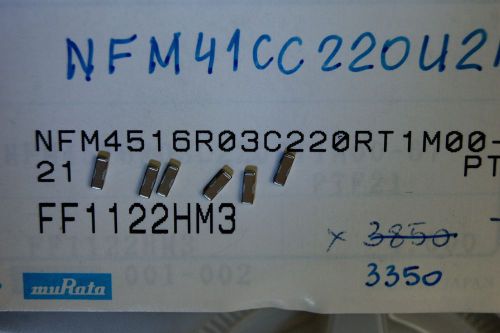 20pcs NFM41cc220U2A3B previous NFM4516R03C220R feed trough capacitors MURATA
