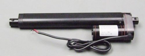 Heavy duty linear actuator 8 inch stroke 225lb max lift output 12-volt dc black for sale