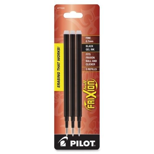 Frixion erasable ball pen ink refills - 0.70 mm - black - 3 / pack - pil77330 for sale