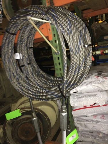 Ingersoll-Rand T3W Drill Rig 3/4&#034; Wire Rope Lower Cable Assembly 34637 Drilling