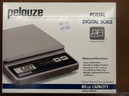 NEW! PELOUZE PE-5 Postal Digital Scale 80 oz/5 lb LCD Display