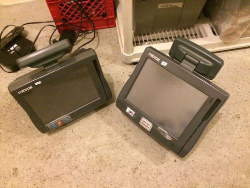 Lot of 2 USED Micros workstation 4 with LED display