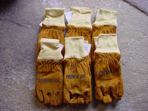 Glove corp nfpa fireman vlll fire gloves fire fighter m 030515 for sale