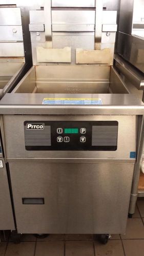 Details about  PITCO GAS FRYER SG18 W/ COMPUTER &amp; BASKET LIFTS..