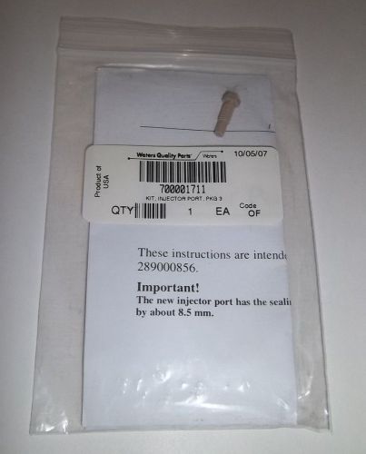 Injector port kit, fittings, pack of 3, waters 700001711 for sale