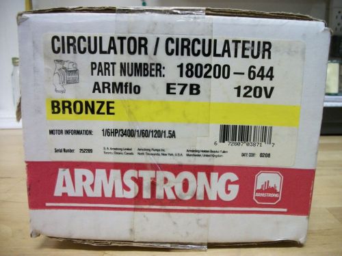 Armstrong E7B Armflo Bronze Circulator Pump 180200-644