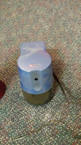 Boston Electric Pencil Sharpener  blue  Made in USA Hunt Mgf. Co.