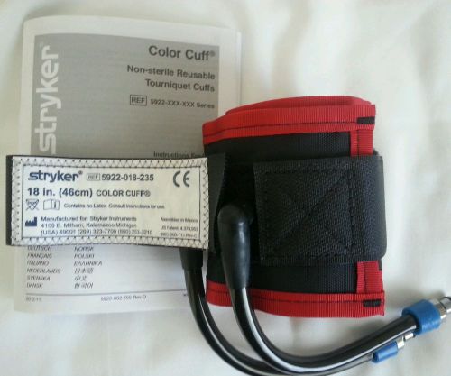 Stryker non sterile reusable cuff 18in x 3in single bladder dual port