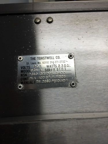 208 Volt Commercial Toaster