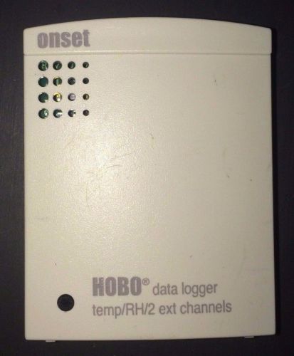 Hobo onset data logger u12-013 temperature humidity two 2 external loggers for sale