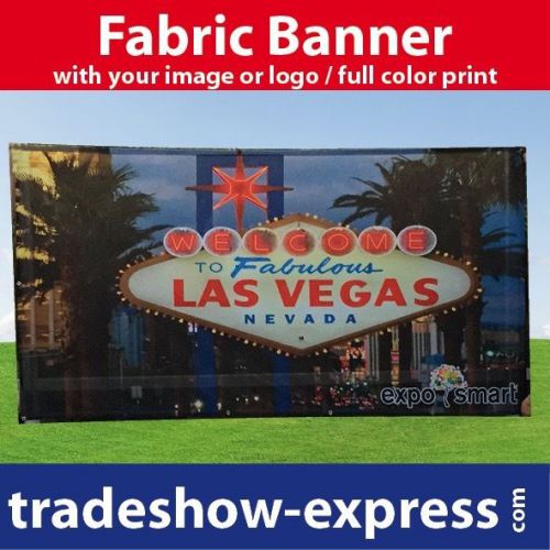 3&#039;x 19&#039; full color custom banner high quality fabric better as vinyl or pvc for sale