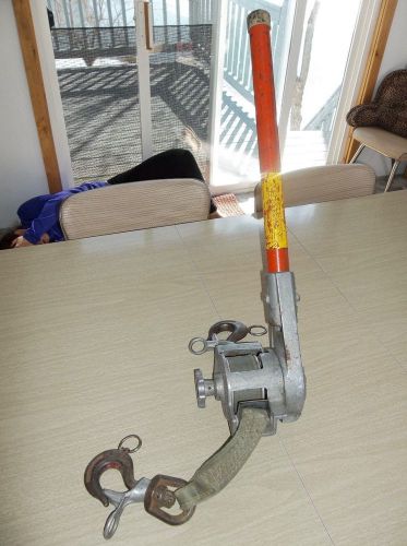 A b chance 1 ton strap hoist comealong winch machinist mechanic puller offroad for sale