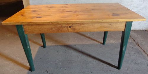 5 wooden country rectangle dining restaurant tables 5&#039; x 33&#034; for sale