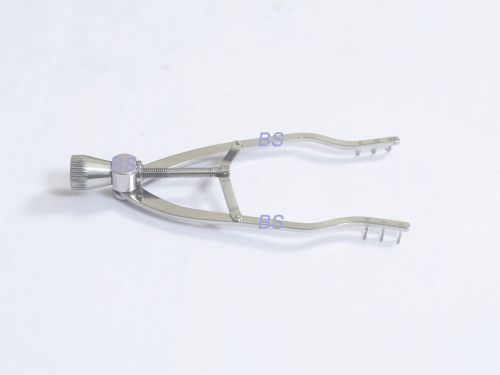 STEVENSON  LACHRYMAL  Sac Retractor CURVED WITH 3X3 SEMI SHARP PRONGS SCREW CONT