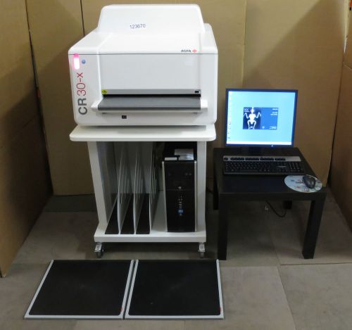 AGFA CR 30-X CR Table Top X-ray Digitizer System Radiology Reading Veterinary