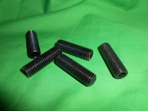 Lot of 5  m12 x 40mm metric  cup point socket set screws usa for sale
