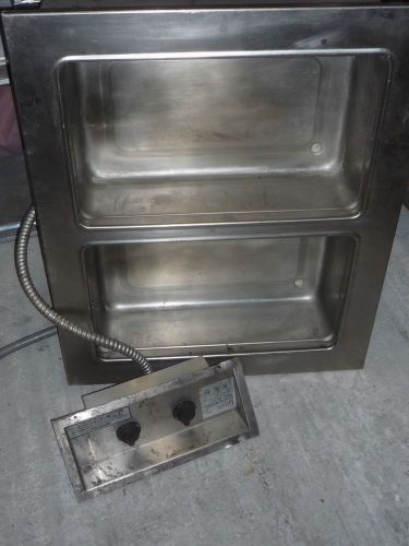 Randell two hole electric  drop-in hot food warmer / steam unit for sale