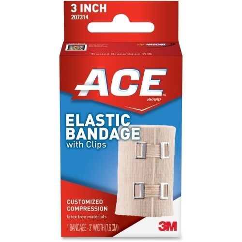 Ace Elastic Bandage with Clips - 3&#034; - 1 - Beige - MMM207314
