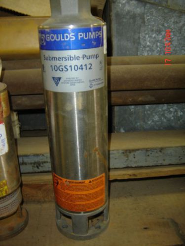 Goulds rebuilt pump end 10gs10412 1hp 4&#034; 230v 1ph 10gpm for sale
