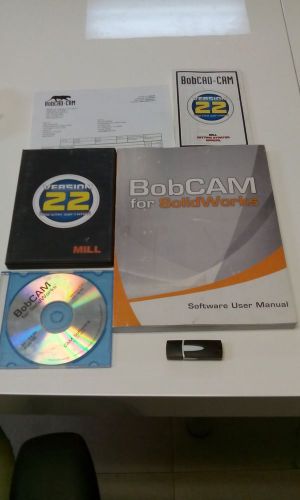 Bob CAD/CAM version 22 and BobCAM for Solidworks version 1.0