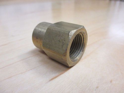 3/8&#034; x 1/4&#034; brass reducing coupling 208p-6-4/ 13y913 for sale