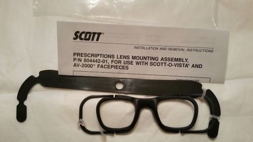 Scott rx lens mounting assembly p/n 804442-01 for av-2000 scba mask eyeglass kit for sale