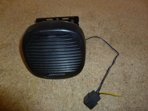 Kenwood KES-5 External Two Way Radio Speaker w Connector and Bracket
