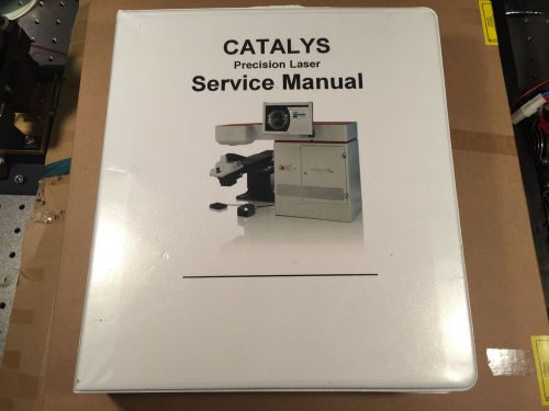 Optimedica (Abbott) Catalys Precision Laser System Service Manual