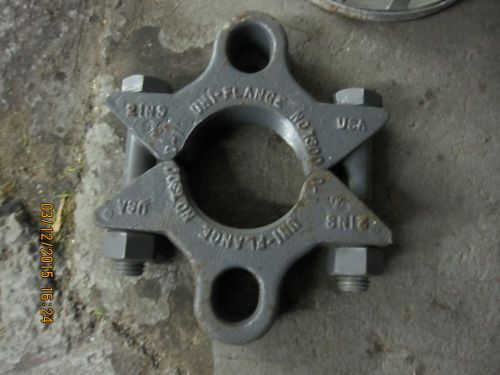 UNI-flange No. 1500 or 1753x mounting flange, fire hose, fire truck