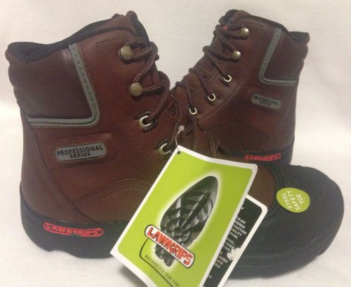 Lawngrips brutus steel toe boots size 7.5 for sale
