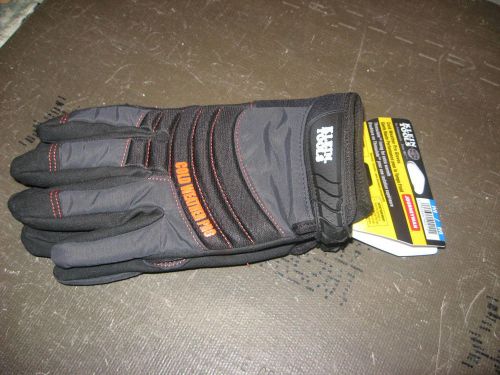 &#034; New &#034; KLEIN TOOLS Journeyman Cold Weather Pro Work Gloves # 40211 Size Medium