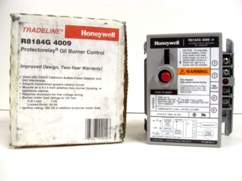 Honeywell r8184g 4009 protectorelay oil burner control for sale