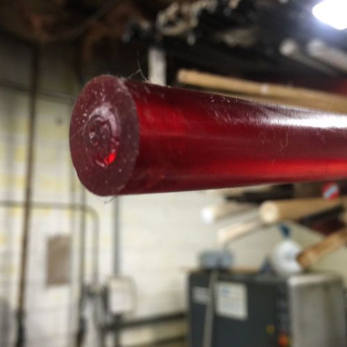 3/4 round red acrylic rod for sale