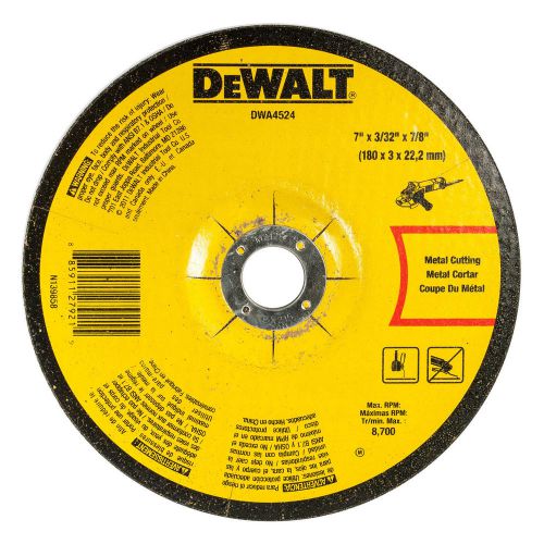 Dewalt DWA4524 7&#034; Grinder Metal Cutting Wheel