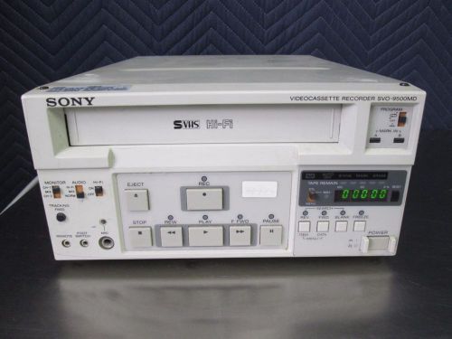 Sony VHS Cassette Recorder SVO-9500MD