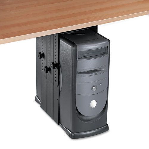 FEL8036201 Under Desk CPU Holder, 17w x 12d x 11h, Black