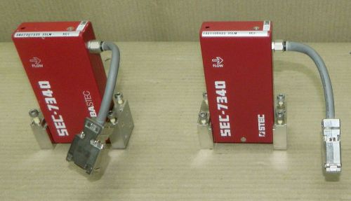 2 x Horiba STEC SEC-7340BM Mass Flow Controller 3 SLM HCI SEC-7340