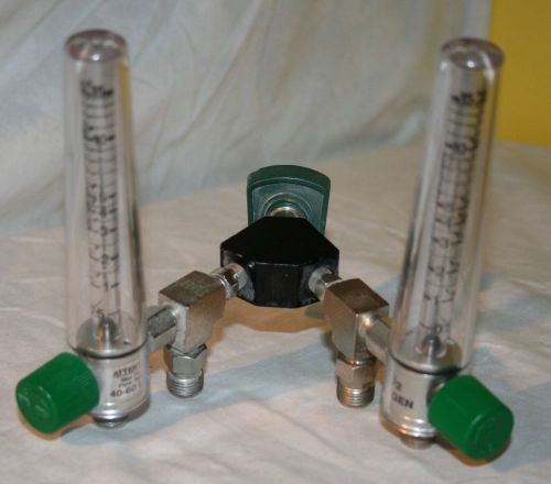 Precision medical 8mfa air dual flow meter for sale