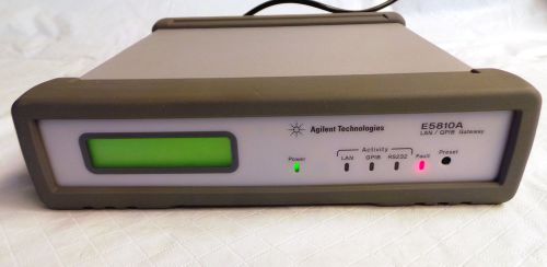 Agilent HP E5810A GPIB HPIB and RS-232 Serial over IP Network LAN Converter