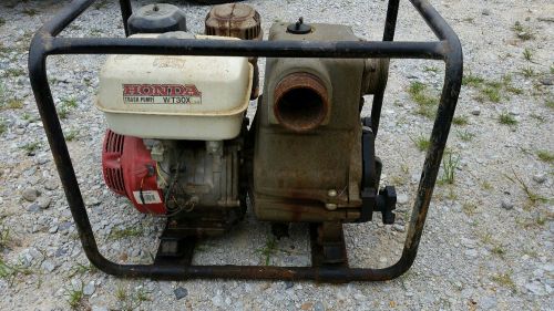Honda wt30x 2 inch trash pump, no reserve, meridian airport authority for sale