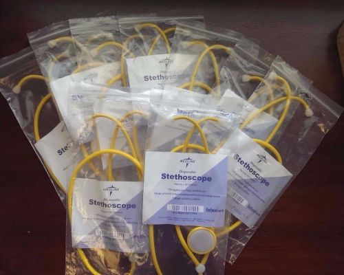 Medline Disposable Stethoscope #MDS9543 NEW/SEALED LOT OF 9