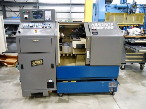 Hardinge conquest gt-27sp precision 2-axis cnc gang tool lathe - tooling, fanuc for sale