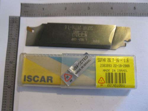 iscar sgfhr 26 t 16-1.6 insert cutoff  blade with 1 insert.