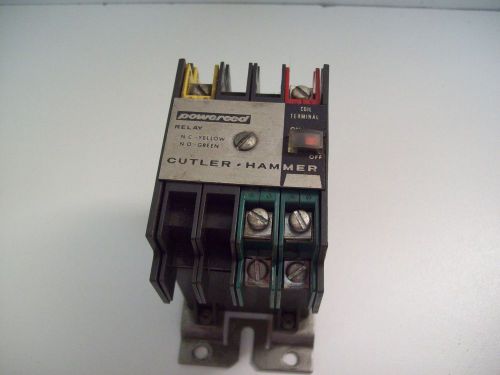 CUTLER HAMMER D40RB POWERED RELAY BASE COIL - FREE SHIPPING!!!