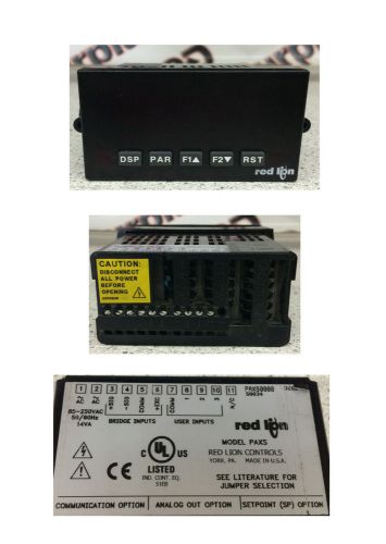 Red Lion PAXS Controls Pax Meters
